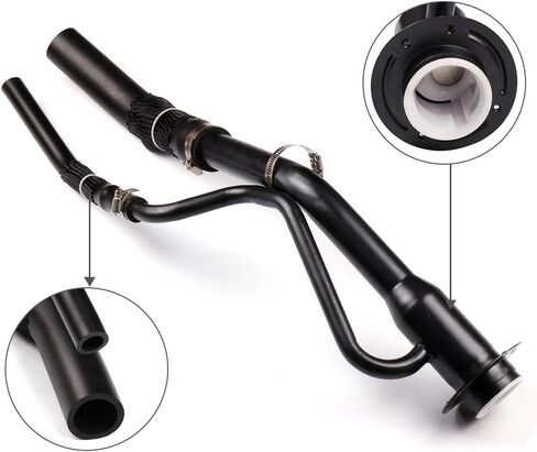 CCIYU 577-903 Fuel Tank Filler Neck Pipe Hose Replacement 1997-1998 for ford for F-150,1997-1998 for ford for F-250,1997 for ford for F-250 HD,l6,V6,V8 4.2L,4.6L,4.9L,5.0L,5.4L,5.8L,7.3L,7.5L in Saudi Arabia