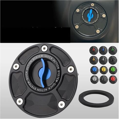 CNC Keyless Quick Quick Equirecle Carecle Tank Cap Case لـ YA & MAHA YZF-R1 R1M YZF R7 R6 R15M MT03 MT-07 MT-09 MT-10 in Kuwait