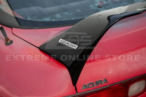 استبدال 1994-2001 Acura Integra DC2 | Mugen Gen 1 Style ABS البلاستيك - مرسومة مفسد جناح الجذع الخلفي اللامع اللامع مع زوج Mugen Black Emblem in Saudi Arabia