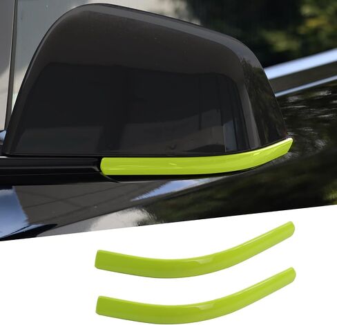 Side Mirror Trim Strip Fit for Tesla Model 3 2017-2024, Side Mirror Trim Cover Exterior Accessories (Model 3 Pink) in Saudi Arabia