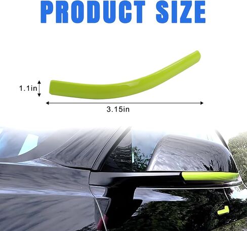 Side Mirror Trim Strip Fit for Tesla Model 3 2017-2024, Side Mirror Trim Cover Exterior Accessories (Model 3 Pink) in Saudi Arabia