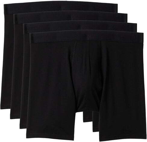 Pact Men's Organic Cotton Extended Boxer Brief 4-Pack in Saudi Arabia