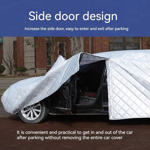 Hail Protector Car Cover for Chevrolet Equinox Evanda Geo HHR Car Cover Thickened Oxford Cloth Side Door Zipper with Lining Anti-Scratch Waterproof Full Exterior Covers(Color:AA,Size:Equinox3rd Gen) in Saudi Arabia