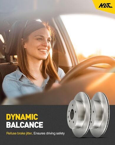 KAC Front Brake Kit, Brake Rotors and Pads Kit Replacement for Compass 2007-2016 Avenger 2008-2014 Outlander 2007-2020 Sebring 2007-2010 Lancer 2008-2016, Hardware Brake Kit OEM 31346 D866 in Saudi Arabia
