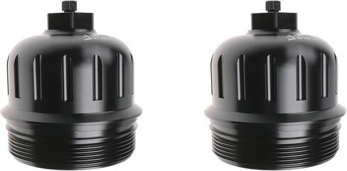 IFJF 134001 استبدال غطاء الإسكان مرشح الوقود لعام 2017-2024 GM DURAMAX 6.6L L5P CHEVY SILVERADA/GMC SIERRA 2500HD 3500HD BILLET BILLET مع 2 حزم (أسود) in Saudi Arabia