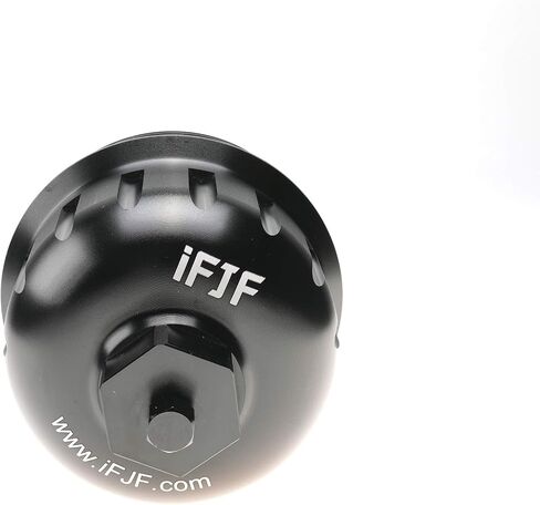 IFJF 134001 استبدال غطاء الإسكان مرشح الوقود لعام 2017-2024 GM DURAMAX 6.6L L5P CHEVY SILVERADA/GMC SIERRA 2500HD 3500HD BILLET BILLET مع 2 حزم (أسود) in Saudi Arabia
