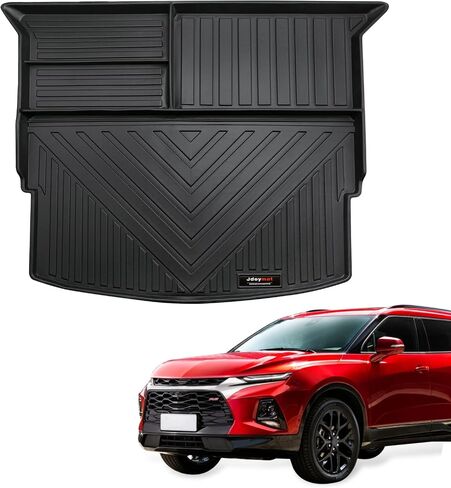 All Weather Cargo Mats Black Compatible with 2019-2025 Chevy Blazer Trunk Liner TPE Rubber Mat for Chevrolet Blazer Accessories in Saudi Arabia