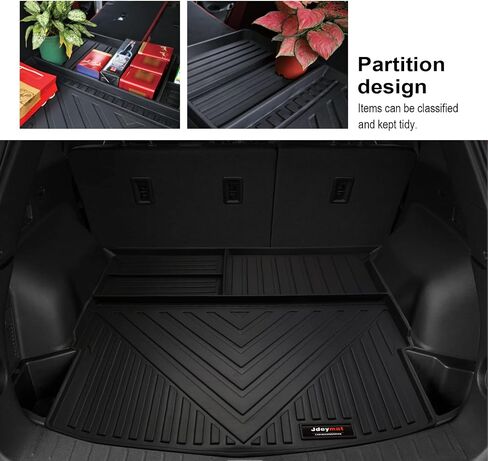 All Weather Cargo Mats Black Compatible with 2019-2025 Chevy Blazer Trunk Liner TPE Rubber Mat for Chevrolet Blazer Accessories in Saudi Arabia