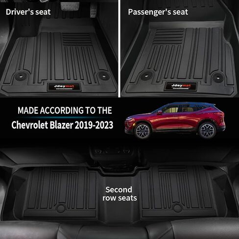 جميع الحصير البضائع الطقس سوداء متوافقة مع 2019-2025 Chevy Blazer Trunk Liner TPE Rubber Rat For Chevrolet Blazer Accessories in Kuwait