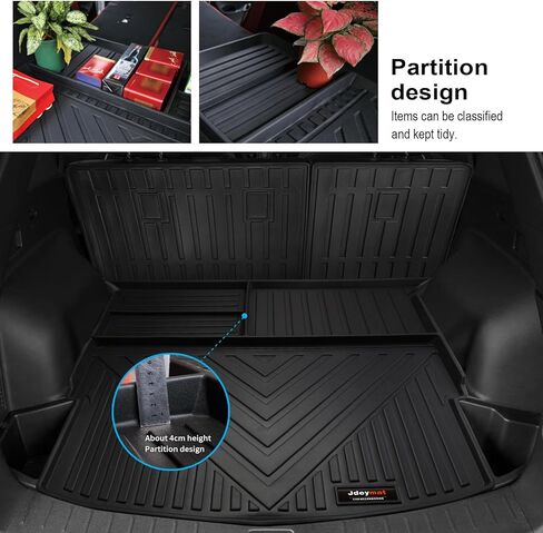 جميع الحصير البضائع الطقس سوداء متوافقة مع 2019-2025 Chevy Blazer Trunk Liner TPE Rubber Rat For Chevrolet Blazer Accessories in Kuwait