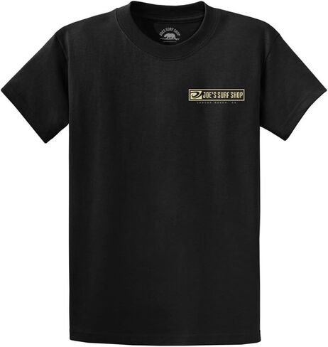 Joes Surf Shop Men Men Logo Tee ذات الوزن الثقيل في العادية والكبيرة والطول in Kuwait