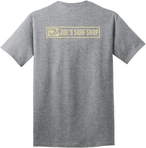 Joes Surf Shop Men Men Logo Tee ذات الوزن الثقيل في العادية والكبيرة والطول in Kuwait