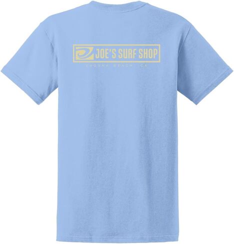 Joes Surf Shop Men Men Logo Tee ذات الوزن الثقيل في العادية والكبيرة والطول in Kuwait