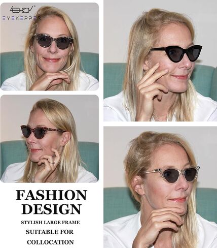 Eyekepper 4-Pack Chic Bifocal Reading Glasses Women Bifocal Readers in Saudi Arabia