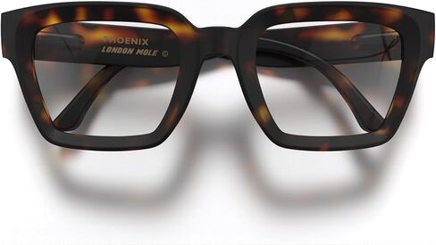 LONDON MOLE® Phoenix reading glasses | Cool oversized square/rectangular/trapezoidal shaped readers in Kuwait