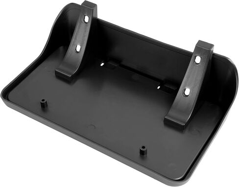 حامل لوحة الترخيص الأمامي قوس متوافق مع 1999-2004 Ford F-250 F-350 F-450 F-550 Super Duty Record Plate Plate Prames Prames Presidents for F81Z17A385AA Black Blastic in Saudi Arabia