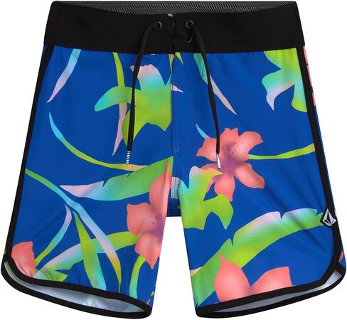 شورت فولوم بويز بويز - UPF 50+ بدلة السباحة للسباحة الجافة السريعة - جذوع السباحة للبنين (8-16) ، الحجم 10-12 ، الأزهار البحرية in Kuwait