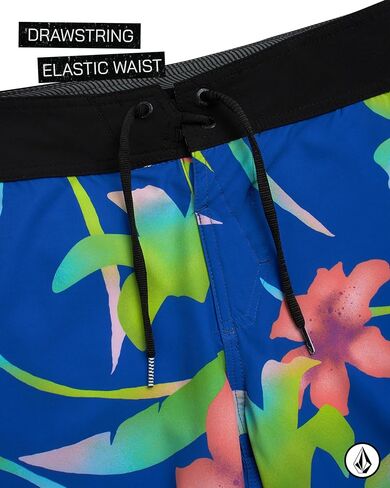 شورت فولوم بويز بويز - UPF 50+ بدلة السباحة للسباحة الجافة السريعة - جذوع السباحة للبنين (8-16) ، الحجم 10-12 ، الأزهار البحرية in Kuwait