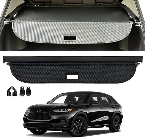 غطاء الجذع القابل للسحب متوافق مع 2023 2024 2025 Honda HRV Cargo Cover Cover الخلفية أمن الجذع الغطاء شاشة الخصوصية HR-V in Kuwait