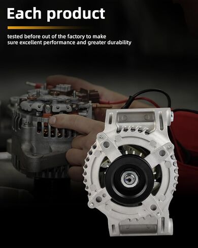 OCPTY Alternators Alternator 2011-2023 for Chrysler 300 5.7L,2012-2016 for Dodge Challenger 5.7L,12V 160Amp 6-Groove Pulley,Replaces 11574N, 11574, 421000-0800, 4801866AB, 4801866AC in Saudi Arabia