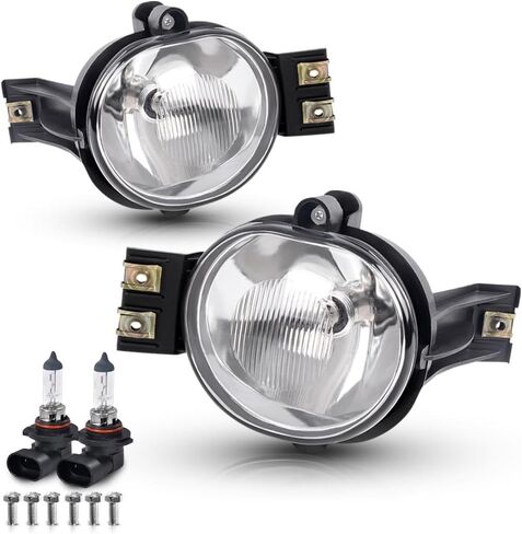 أضواء الضباب LED Pit66 Pit66 ، متوافقة مع 2002-2008 دودج رام 1500/2003-2009 دودج رام 2500 3500 اليسار واليمين 55077475AE ، CH2592121 ، 55077474AE in Saudi Arabia