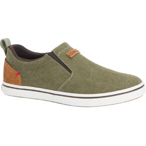 Men's Canvas Sharkbyte Deck Shoe, Camo, Size 9(M) in Kuwait