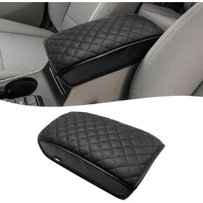 KBH Center Censole Cover Armrest For 2017 2018 2019 2020 2021 Hyundai Tucson ، Middle Console Arm Rest Lid Cushion ، PU Leather Trim ، Anti-scratch ، Black in Kuwait