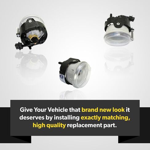 لعام 2011 2012 2013 2014 Dodge Challenger Fog Lights - 2010 Dodge Charger Fog Lights - Fit Driver Side and Side Prastenger - يشمل العدسة والسكن والبلد in Saudi Arabia