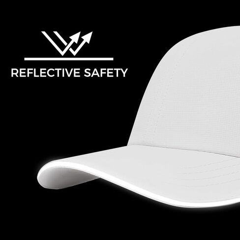 Women Criss Cross Ponytail Baseball Cap, Breathable Mesh Run Ponycaps, Reflective Quick Dry Trucker Hat, Cooling Sport Cap in Saudi Arabia
