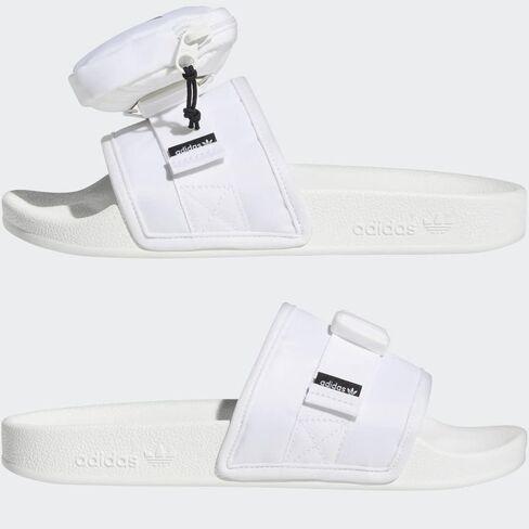 adidas Adilette Slides Women's, White, Size 7 in Saudi Arabia