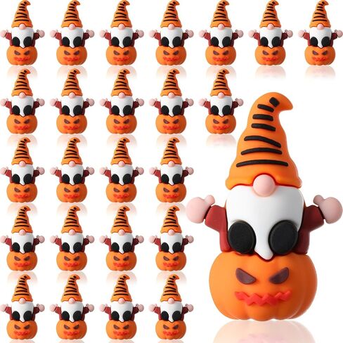 25 PCS Halloween Gnomes Decorations Mini Pumpkin Gunomes Figures Gnome تمثال تمثال الهالوين الداخلي مكتب الحفلات مكتب حديقة مزحّد هدايا تقديم الخدعة أو علاج هدية DIY in Saudi Arabia