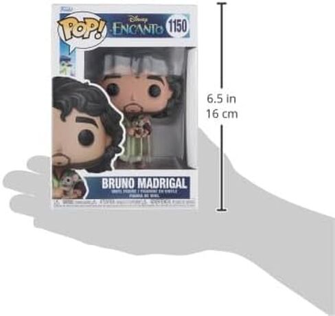 Funko Pop Pop Disney: Encanto - Bruno Madrigal Multicolor 4 Inches - Collectable Vinyl Figure - Gift Idea - Official Merchandise - Toys for Kids & Adults - Cartoon/Animation Fans in Saudi Arabia