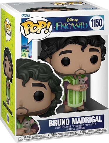 Funko Pop Pop Disney: Encanto - Bruno Madrigal Multicolor 4 Inches - Collectable Vinyl Figure - Gift Idea - Official Merchandise - Toys for Kids & Adults - Cartoon/Animation Fans in Saudi Arabia