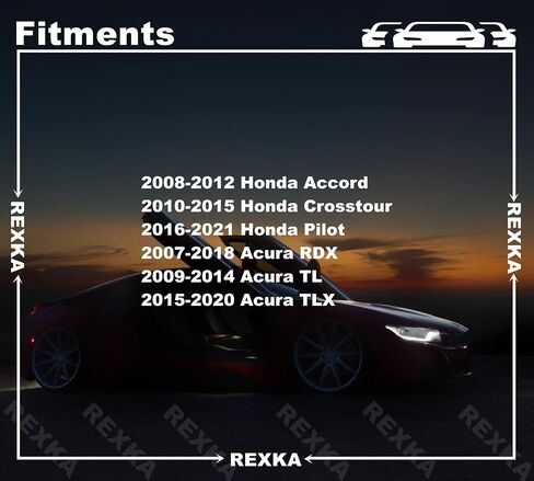 Rexka 10 Sets 5mm خلفي الغلاف المهد العاكسة Grommet & Phillips Truss Head Sems Sems Kit for Honda Acura Accord Crosstour Pilot 90664-STK-A01 90114-SE0-000 in Saudi Arabia