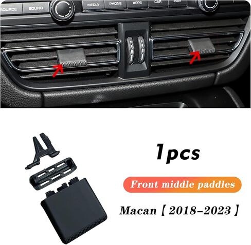 AC Air Air Vent Vatelet Clip Clip Paddles استبدال Porsche Macan 95b.2 2018-2023 1pcs (اليسار الأمامي أو اليمين) in Kuwait