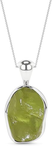 11x7mm Natural Raw Red Garnet Pendant Necklace for Women in Sterling Silver, January Birthstone Jewelry Gifts for Her Birthday, Anniversary, Graduation (Bezel-Set) in Kuwait