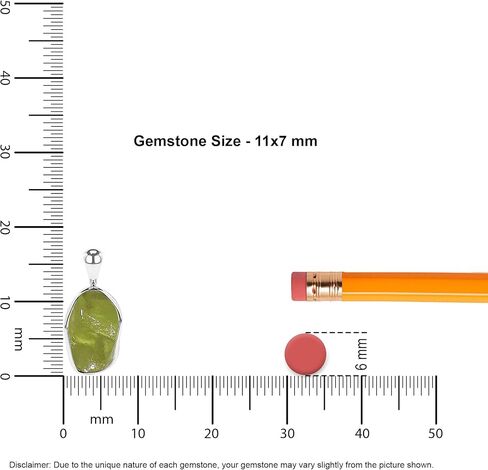 11x7mm Natural Raw Red Garnet Pendant Necklace for Women in Sterling Silver, January Birthstone Jewelry Gifts for Her Birthday, Anniversary, Graduation (Bezel-Set) in Kuwait