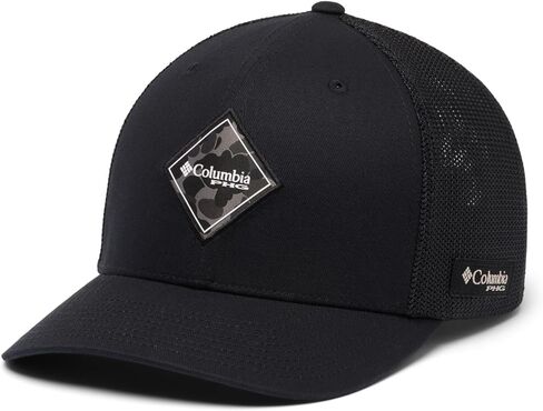 Columbia Unisex PHG Antlers Mesh Ball Cap, Black/Delta Hunter Diamond, L/XL in Saudi Arabia
