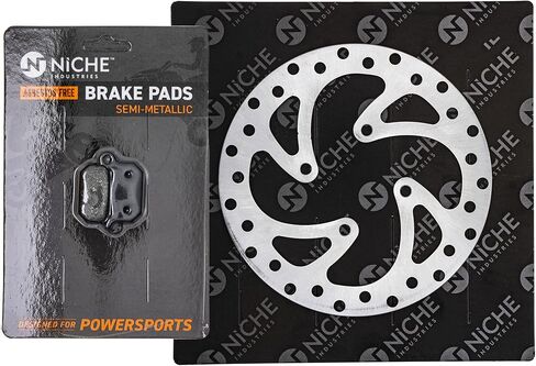 NICHE Rear Right Brake Rotor Pad Kit Semi Metallic For KTM 65 SX 45113030000 46210060000 in Saudi Arabia