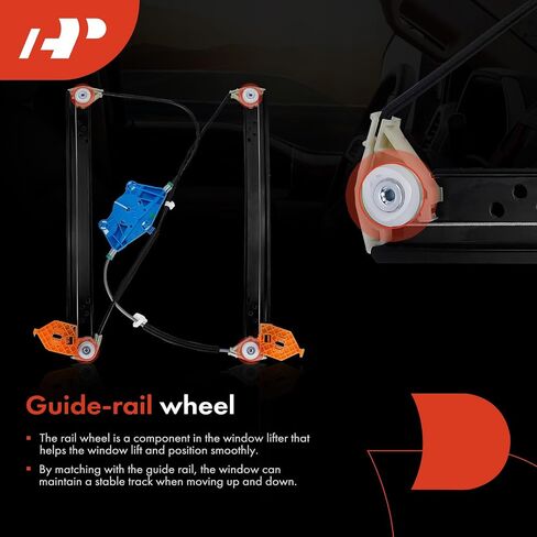 A-Premium Power Window Regulator Without Motor Compatible with Audi A8 Quattro 2004-2010 S8 2007-2009 Sedan Front Left Driver Side in Saudi Arabia