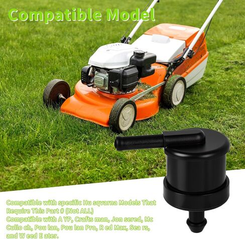 576618101 584648201 Fuel Check Valve Rubber Grommet Compatible with Hu sqvarna Jon sered Crafts man in Saudi Arabia