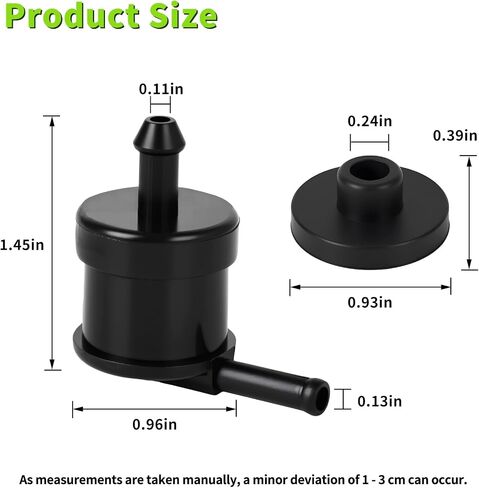 576618101 584648201 Fuel Check Valve Rubber Grommet Compatible with Hu sqvarna Jon sered Crafts man in Saudi Arabia