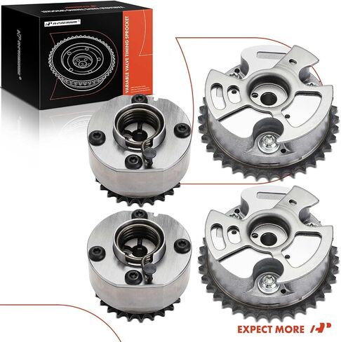 A-premium 4pcs العادم وتوقيت صمامات الصمام المتغير (VVT) ضئيل عمود الحد من عمود الحدبة المتوافق مع تويوتا كامري ، Rav4 ، Highlander ، Sienna ، Avalon ، Venza & Lexus RX350 ، ES350 ، 3.5L in Saudi Arabia