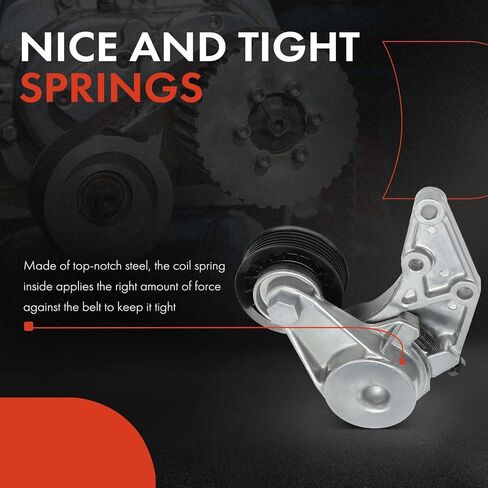 A-Premium Belt Tensioner Assembly with Pulley Compatible with Porsche Cayenne 2011-2014 2016, 3.6L, Gas, Replace# 03H145288C, 03H145299C in Saudi Arabia