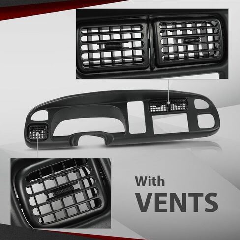 CrossDesign Dash Board Cover Cover Cap متوافق مع 1998 1999 2000 2001 Dodge RAM 1500 1998-2002 Dodge RAM 2500 3500 COVER in Saudi Arabia