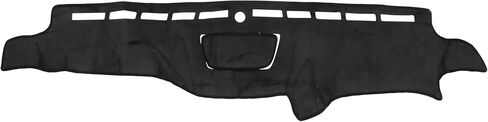 غطاء DASH لجيب Wrangler JK 2007-2017 / Center Console Dashboard Cover / Non-Slip / Flannel / 1 PCS Black in Saudi Arabia
