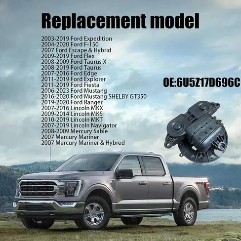 Outside Mirror Drive Motor Replacement for Ford F150 Expedition Escape Flex Taurus Edge Explorer Fiesta Mustang Ranger, Lincoln MKX MKS MKT Navigator, Mercury Sable Mariner 924-400 6U5Z17D696C in Saudi Arabia