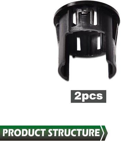 2PCS Parking Assist Sensor Bezels Compatible with Dodge Ram 1500 2014-2018 Bundle Rear Bumper Sensor Inner Outer Bezel Retainer in Saudi Arabia