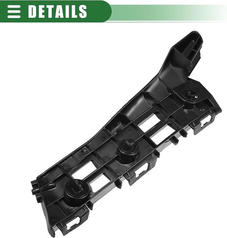 Motoforti Front Left Right Bumper Bracket, Driver Passenger Side Bumper Support, for Toyota Prius 2010-2015, Plastic, No.5211647041/5211547040, Black, 1 Pair in Saudi Arabia