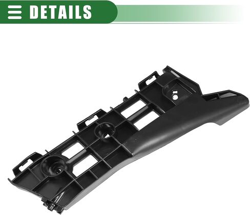Motoforti Front Left Right Bumper Bracket, Driver Passenger Side Bumper Support, for Toyota Prius 2010-2015, Plastic, No.5211647041/5211547040, Black, 1 Pair in Saudi Arabia